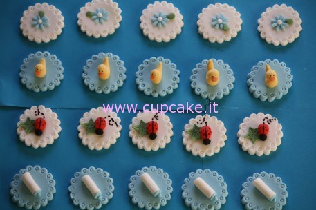 Cupcake Toppers per Battesimo feste Cupcake Toppers per Battesimo