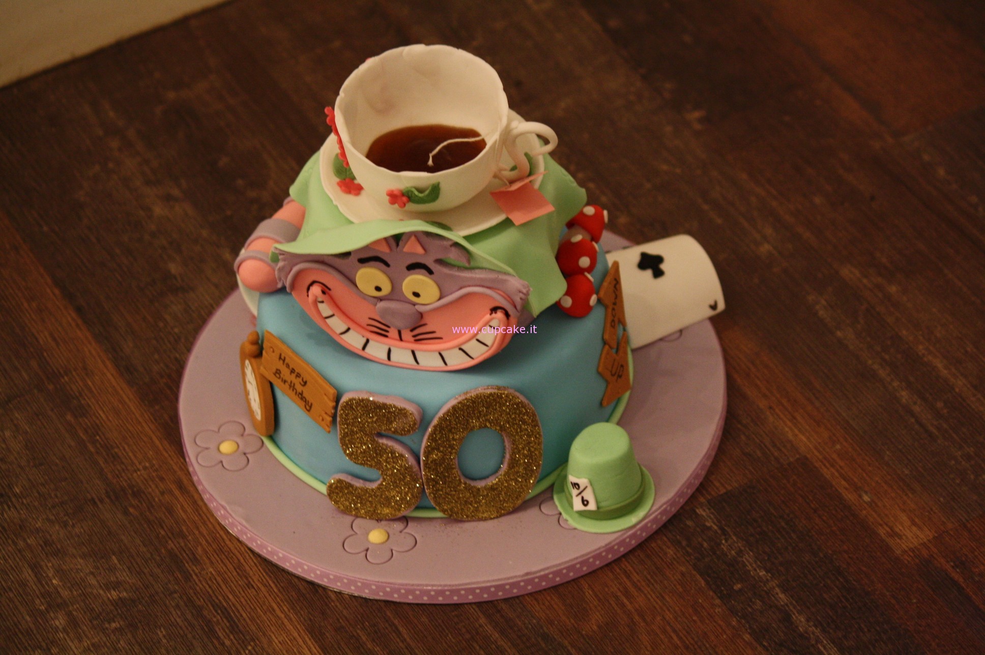 torta alice nel paese delle meraviglie